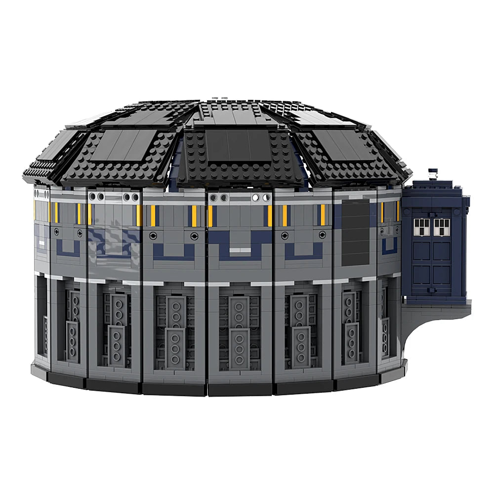 MOC Whos - 12th doctors Tardis Building Blocks Movies Doctors TARDIS Control Room Model Toys Bricks Adult Gift