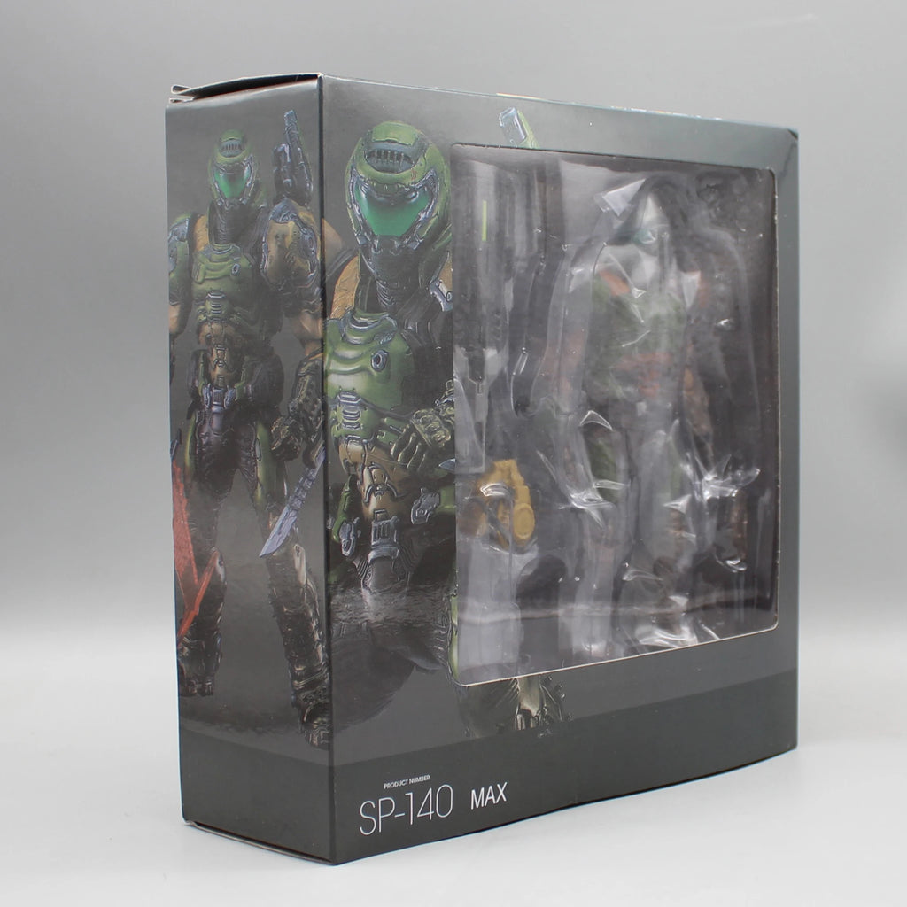 17cm Figma SP-140 Doom Slayer Eternal Action Figure Collection Model Statue Anime Destroy Warrior Doom Movable Figurine Toy Gift