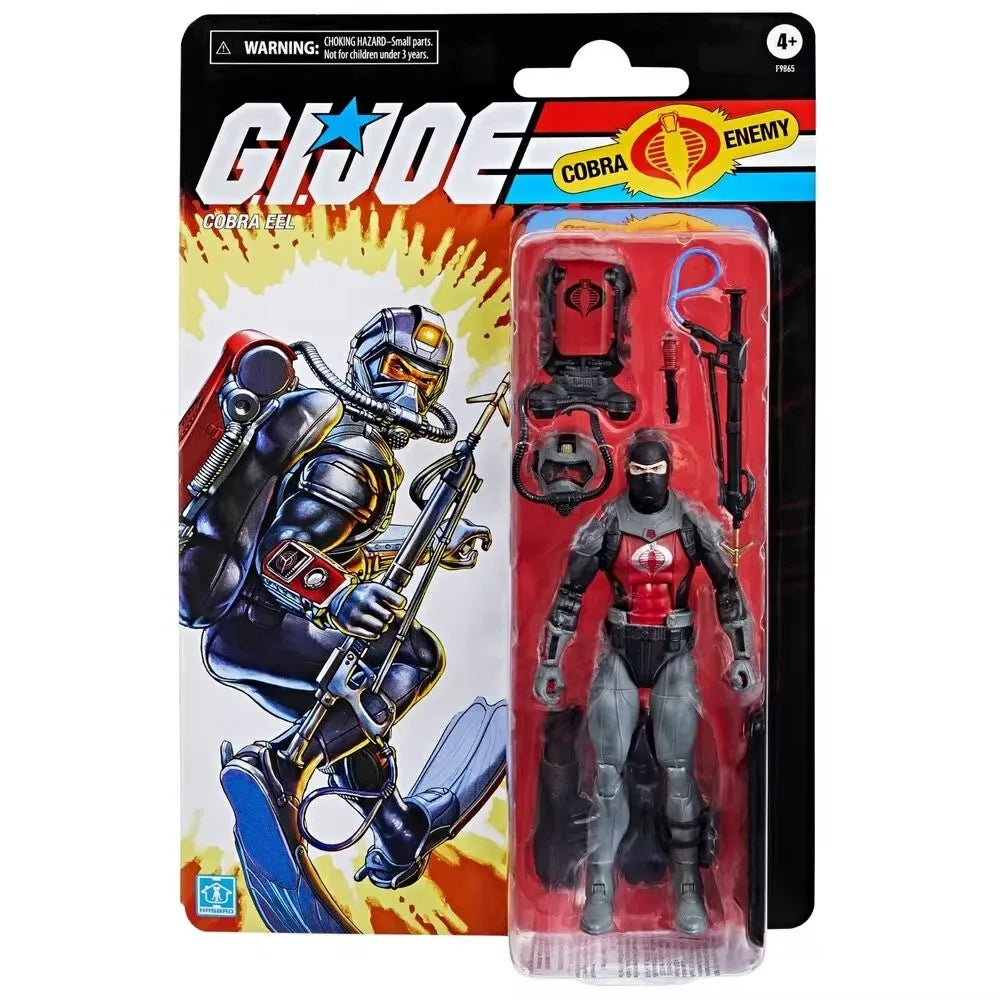 G.I. Joe GI Joe Classfied Series Retro Cardback 6" Recondo Duke Beach Head Cobra Eel Snow Serpent Action Figure Model Toy Gift