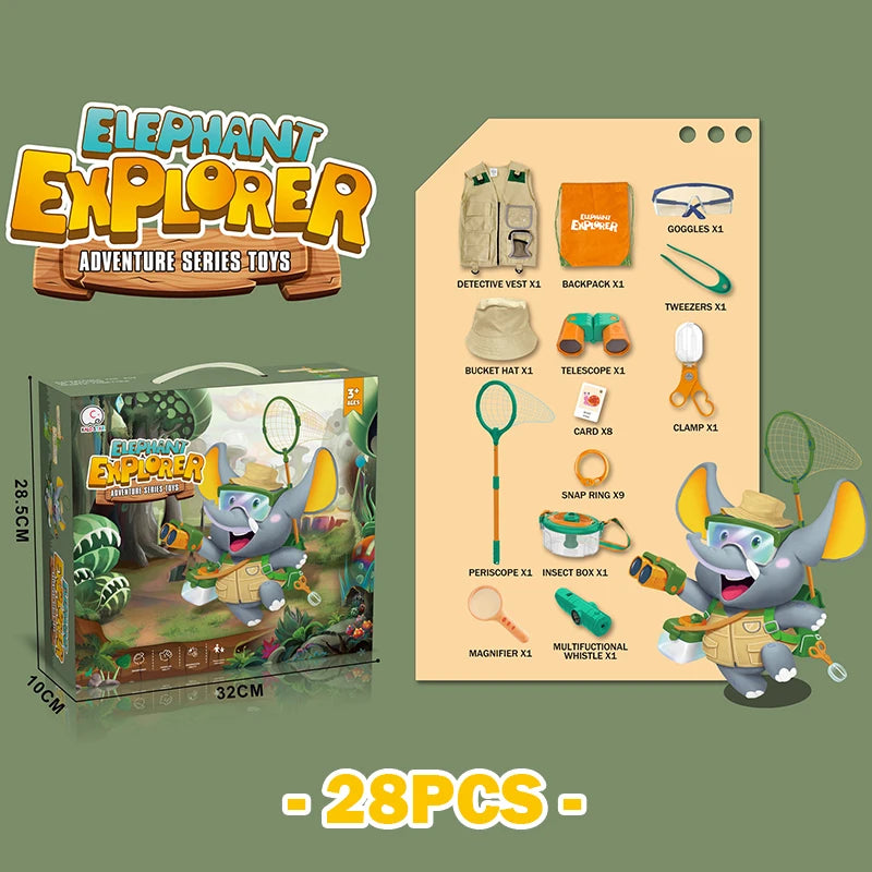 Children's Outdoor Insect Observation Set Toys Insect Trapping Package Adventure Explore Educational Science Toys for Kids Gift