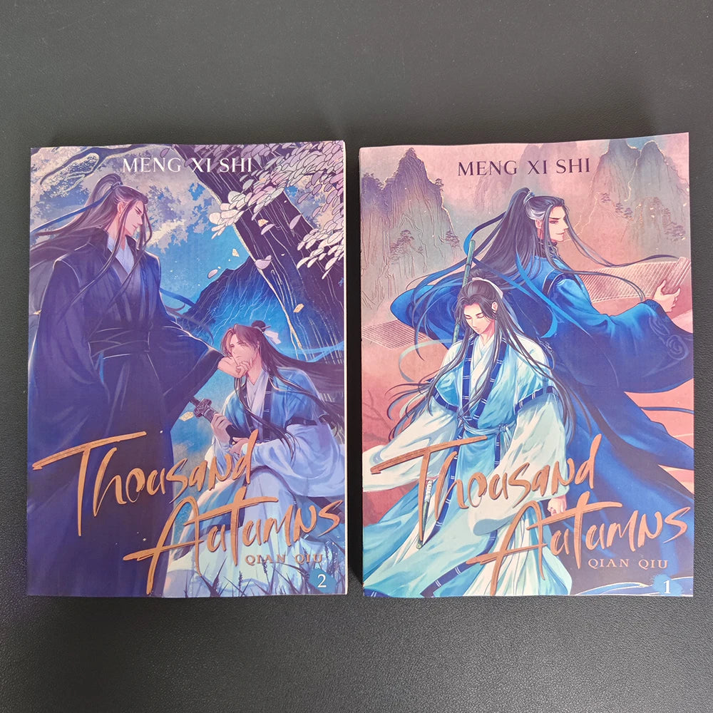 Hot 2 Books A Set Qian Qiu English Comic Novel Thousand Autumns English Version Of Ancient Chinese Romance Novels Manga Book