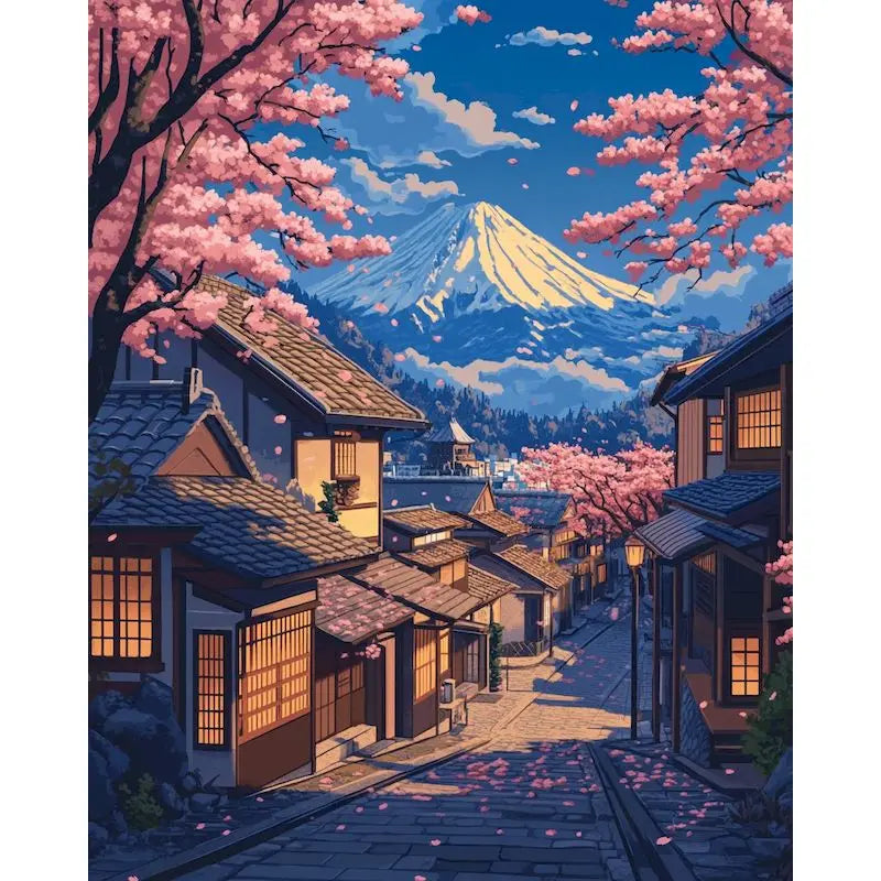 GATYZTORY Diy Paint By Numbers For Adults Kits Acrylic Paint Night Landscape On Canvas Numbers Painting For Home Decors