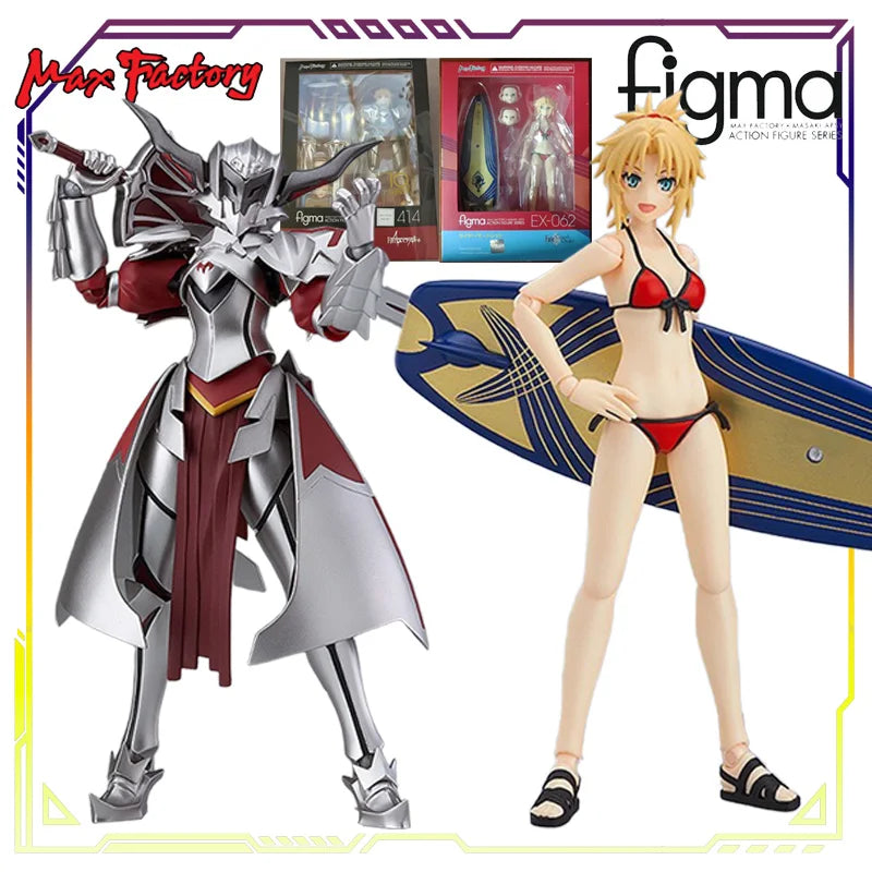 Max Factory Original Figma Fate/Apocrypha Series Mordred\Rider Swimsuit Ver Anime Action Figure Model Toys Model Gifts for Boys