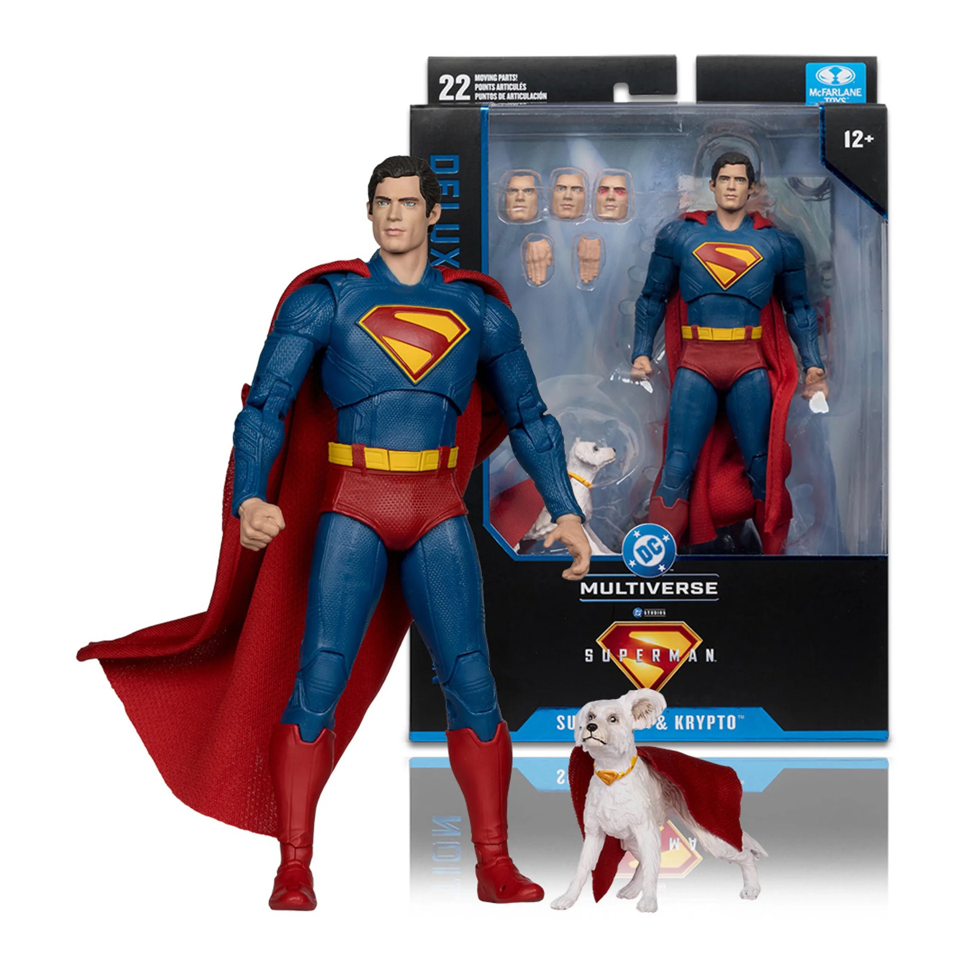 McFarlane Toys Superman W/Krypto (Superman Movie) Deluxe Theatrical Edition 7" Figure (PRE-ORDER Ships June) Action Figures
