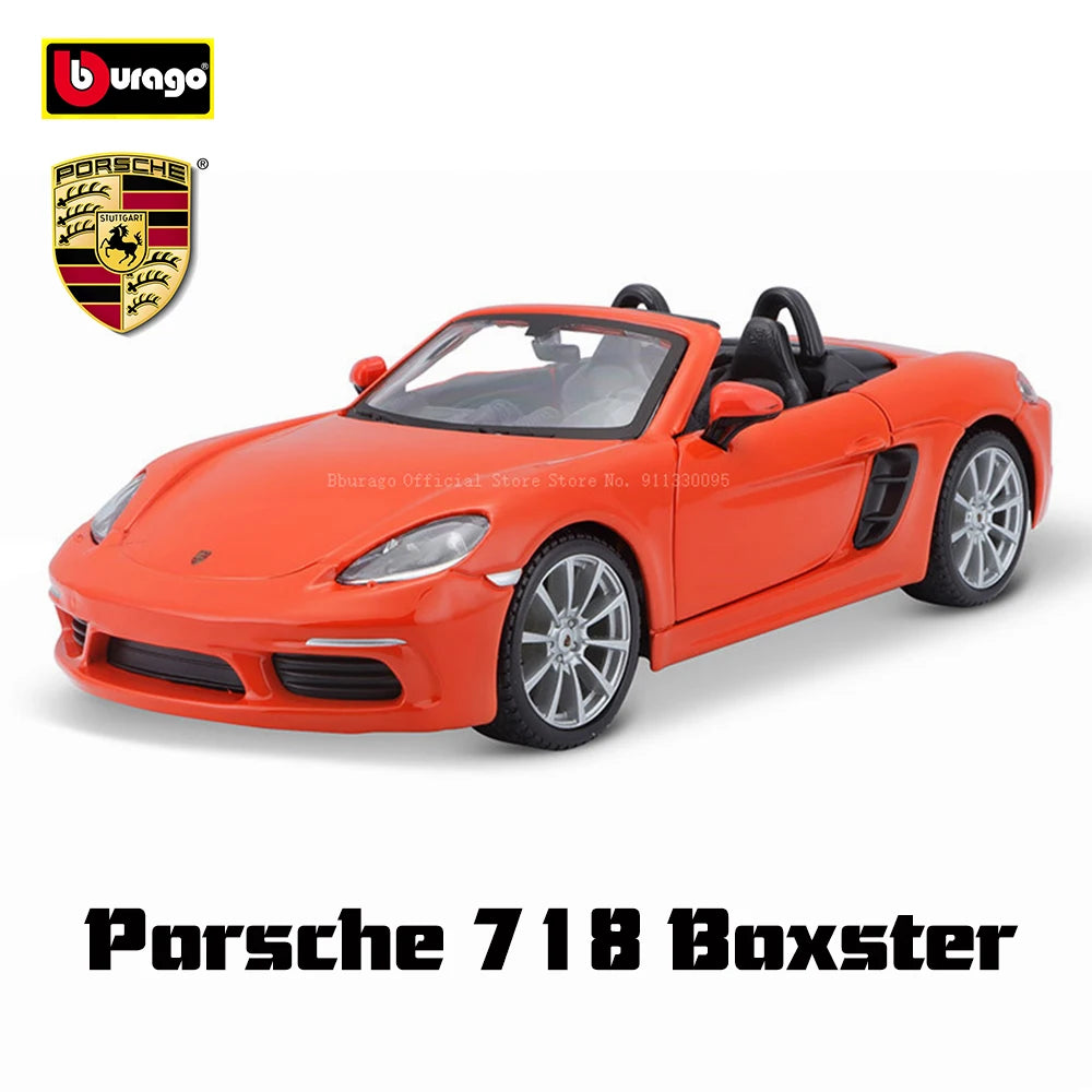 Bburago 1:24 Porsche 963 24 alloy racing car Alloy Luxury Diecast Car Model Toy Collection Gift Multiple styles to choose from
