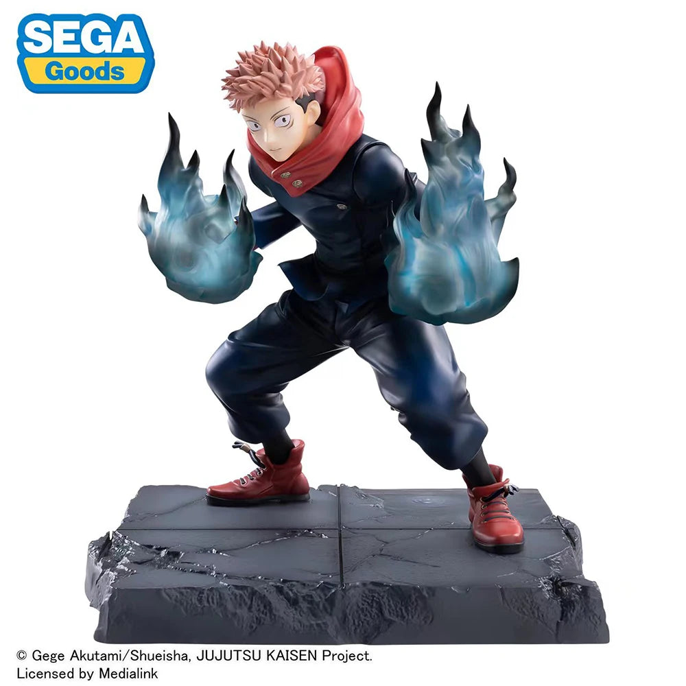 Genuine Jujutsu Kaisen Nanami Kento Itadori Yuuji Figure Figuren Joint Struggle Anime Sega Luminasta Pvc Model Child Toys