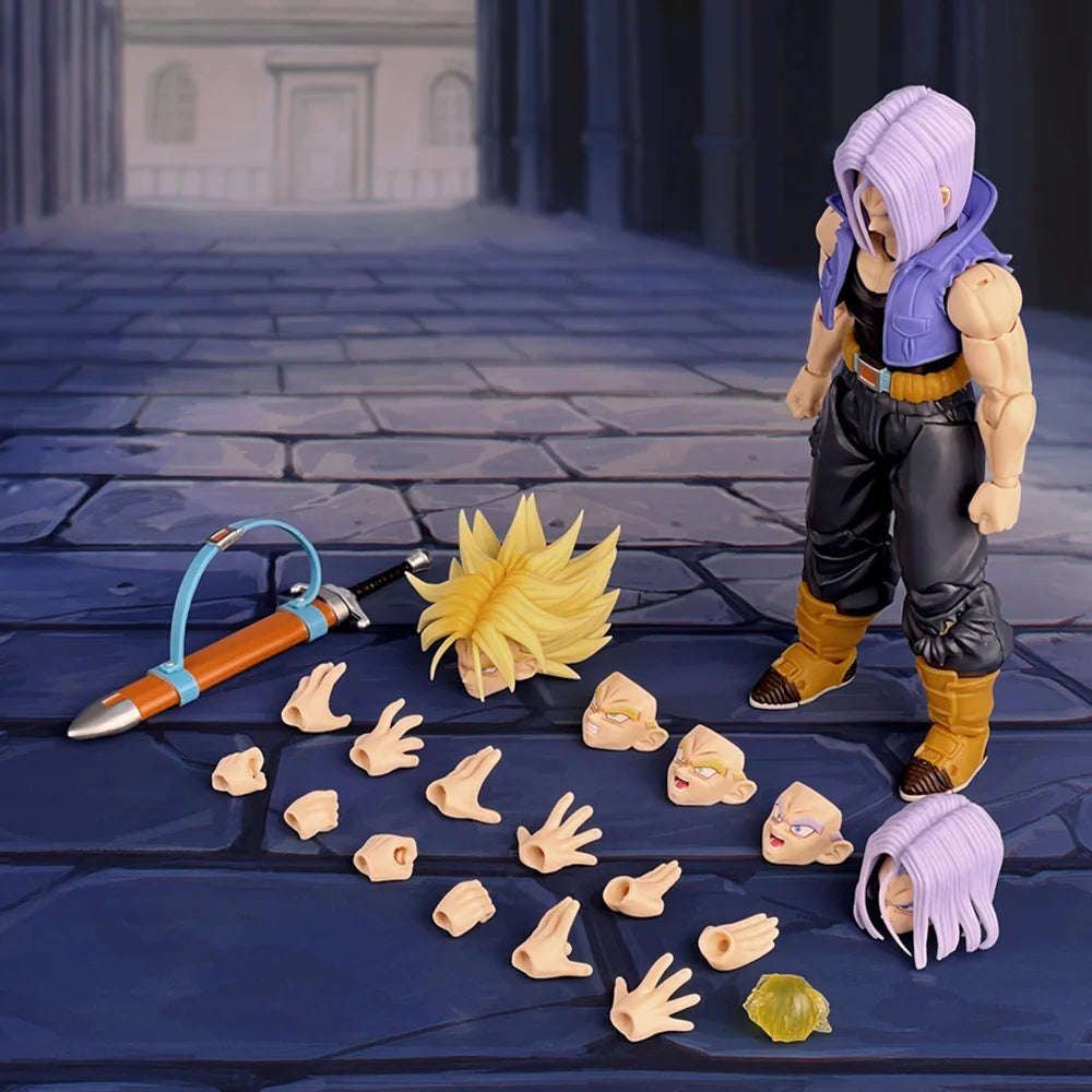 Demoniacal Fit Trunks Dragon Ball Z Figures Action Figure Trunks Anime Figurins Torankusu S.H.Figuarts Ornament PVC Toys Gifts