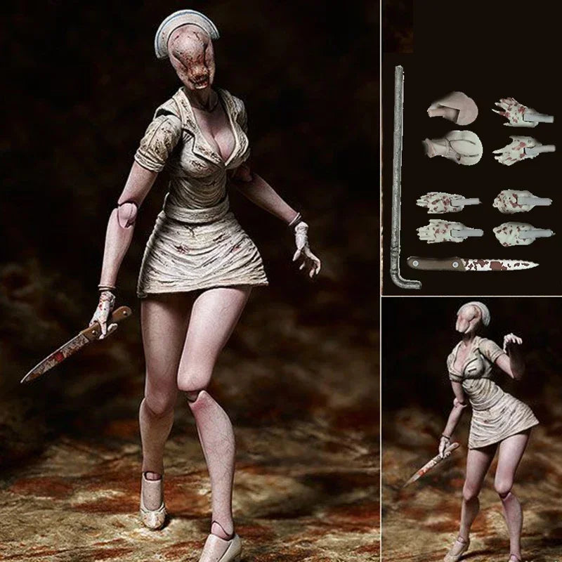 Silent Hill 2 Red Pyramd Thing Figma SP055 Bubble Head Nurse Sp061 Action Figure PVC Collectible Desktop Model Ornaments Toy