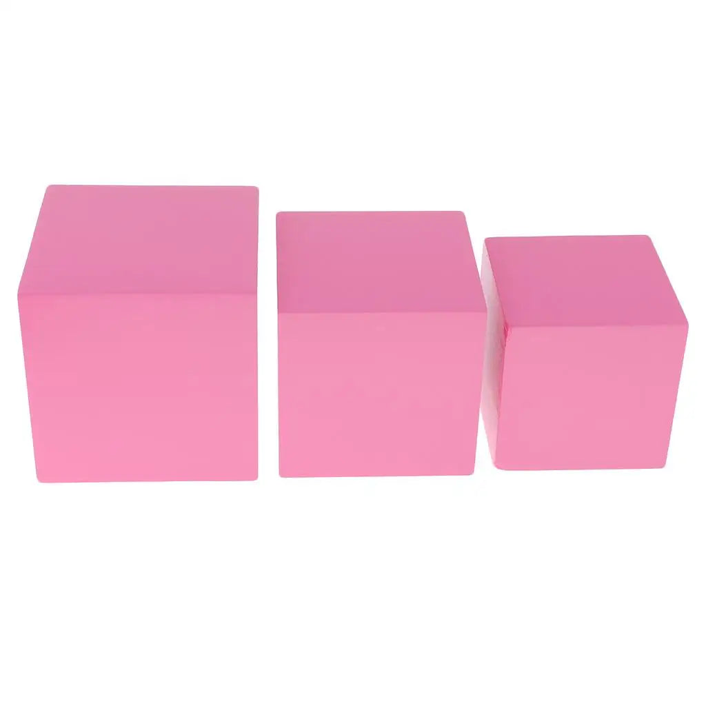 Montessori Early Learning Developing Wooden Toy - Pink Tower Building Blocks
