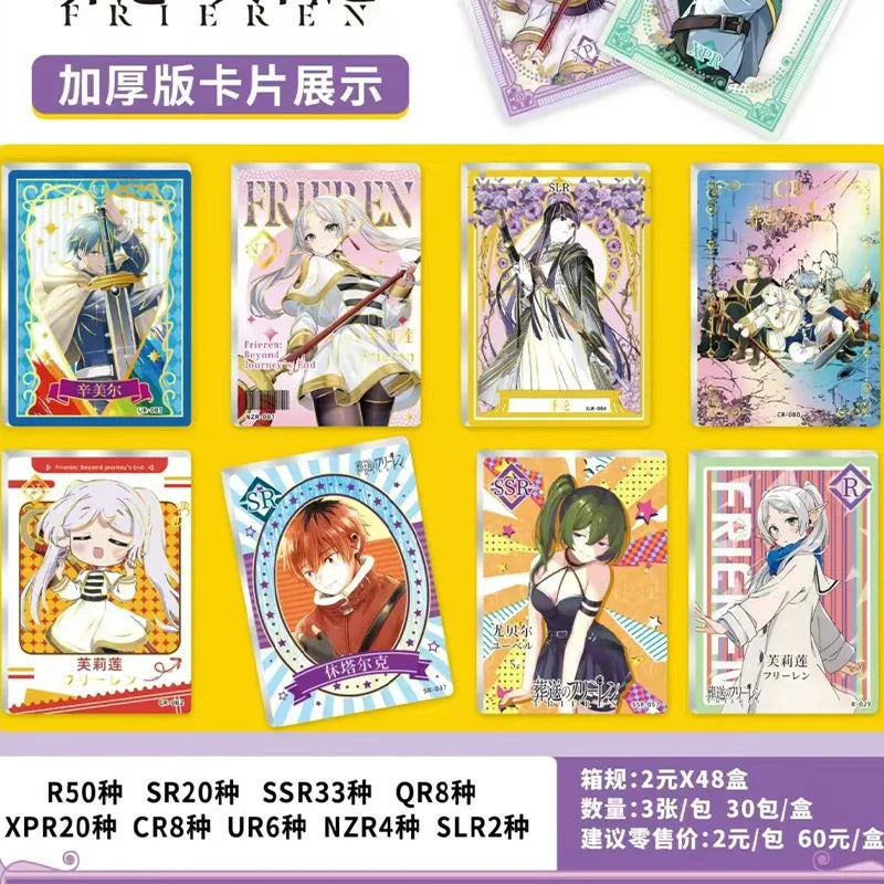 Frieren: Beyond Journey's End Card Frieren Himmel Anime Characters Collection Cards Trading Card Game Toys Gift