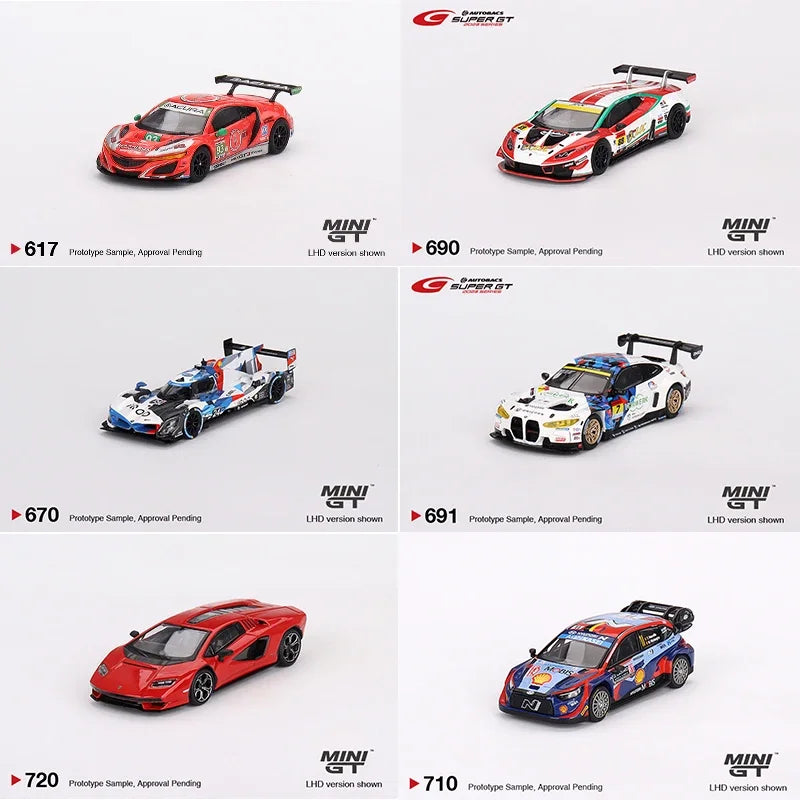 MINI GT 1/64 Alloy Model Car Decoration 720 Lamborghini 670  Car Diecast Vehicle Model Toy