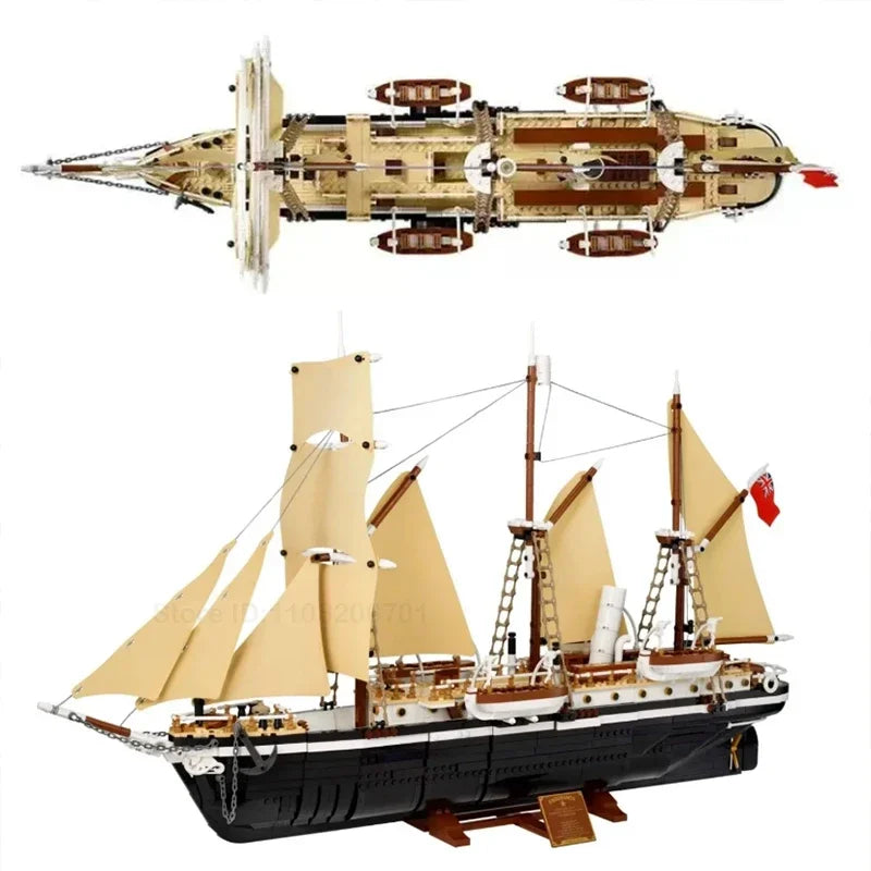 The Endurance Explorer Ship 10335 Assemble City Bricks 3011pcs New 2025 Moc Building Blocks Diy Toys For Children Christmas Gift
