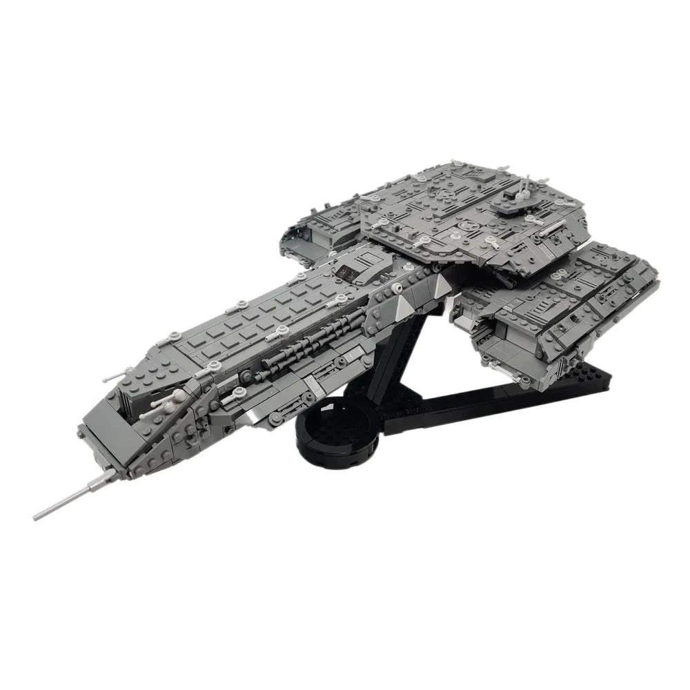 MOC Stargateness Movie Ship Model BC-304 Daedalus Deep Space Carrier-class Battle Cruiser Set Building Blocks Toy Children Gifts