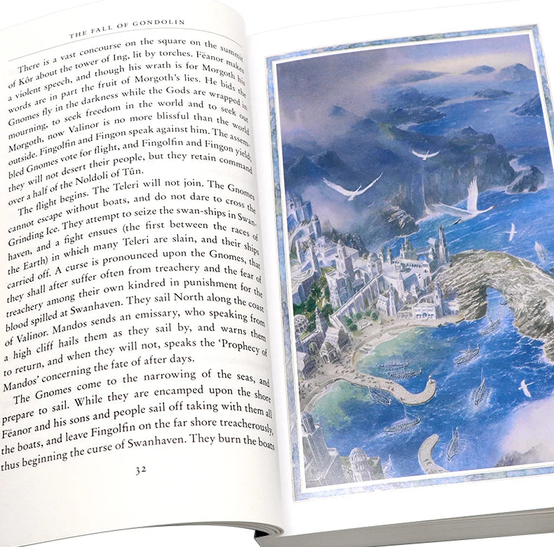 The Fall of Gondolin J.R.R.Tolkien, Bestselling books in English, Magic Fantasy novels 9789570858594