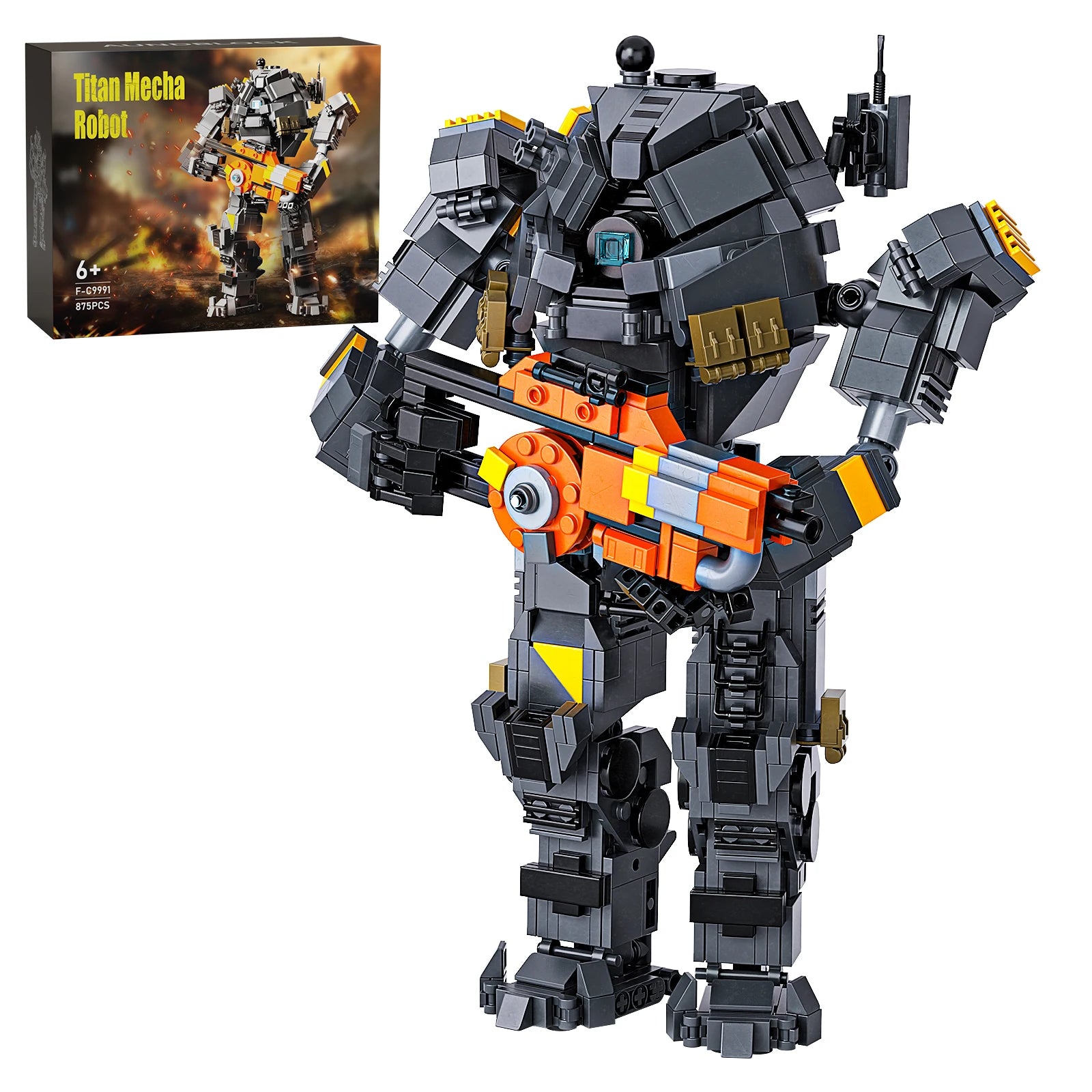 MOC Vanguard-Class Titan BT-7274 Robot Building Blocks Set For Titanfall 2 Battle Mecha Bricks Toys Gift For Kids Adult