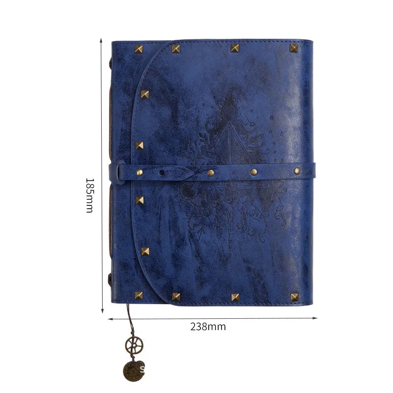 A5 Notebooks PU Cover Magic Journal 290 Pages Note books Retro Student Diary Planner