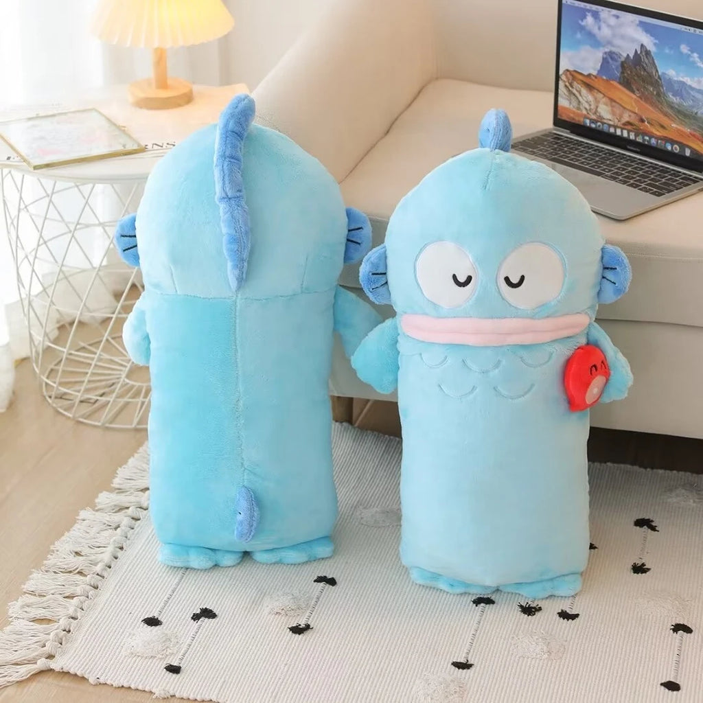 Sanrio Hangyodon Plush Toy Cuddly Hangyodon Stuffed Doll Plushies Hangyodon Fish Throw Pillow Cushion Birthday Girl Gifts