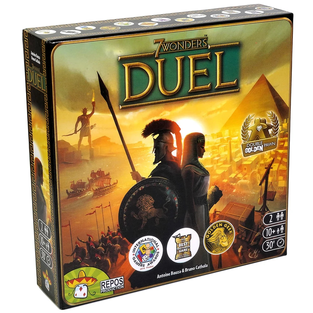 7 Wonders Board Game BASE GAME New Edition for Family Civilization and Strategy Board Game 7 Wonders Duel English