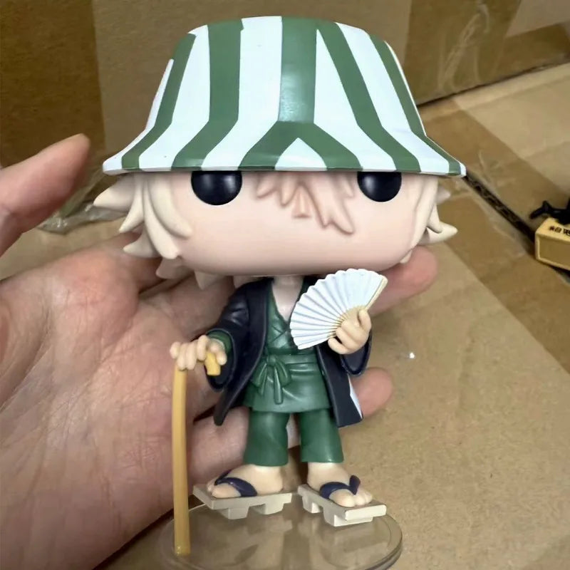 BLEACHS Urahara Kisuke1613 Shihouin Yoruichi 1612  Black Dog with A Hat Action Figures Gifts Anime Model Toys Desktop Ornaments