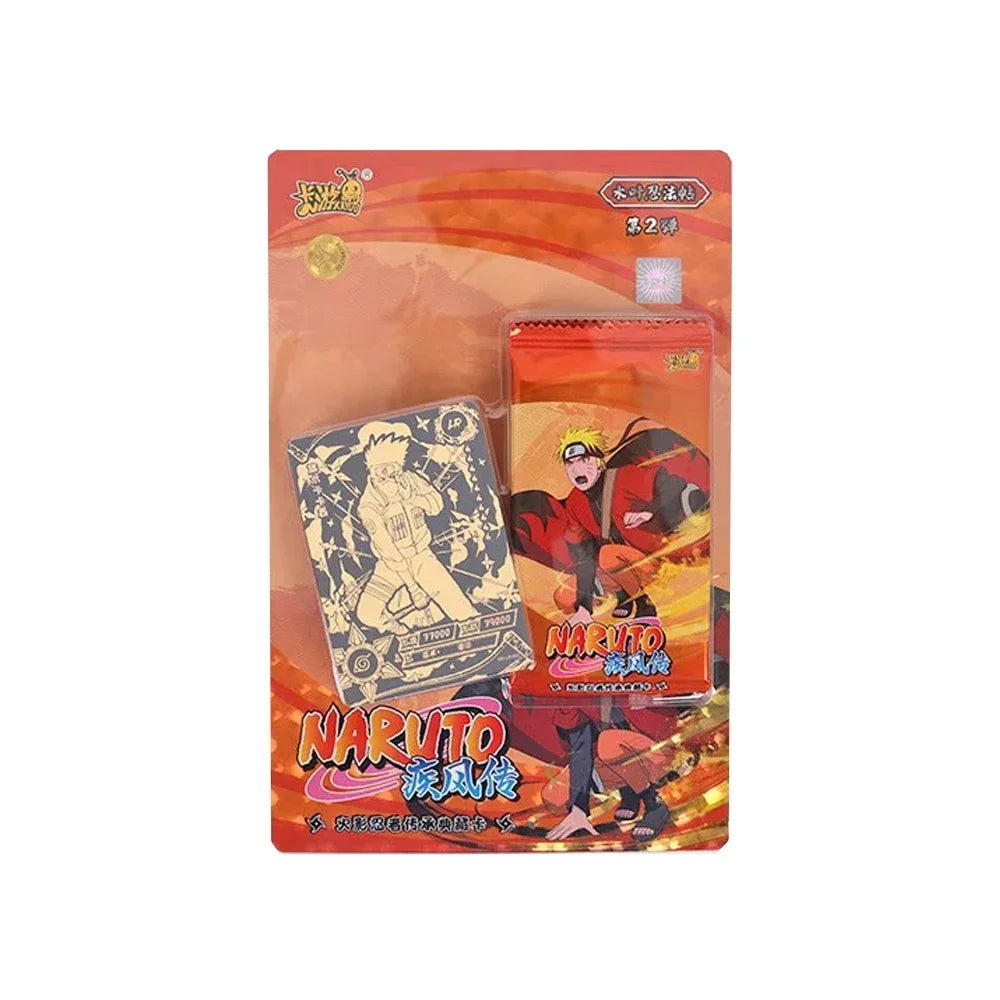 KAYOU Naruto Cards Vortex Collectible Card Games Anime Party Playing Toys Kids Album Collection Children Gift Hobby Boxes Paper