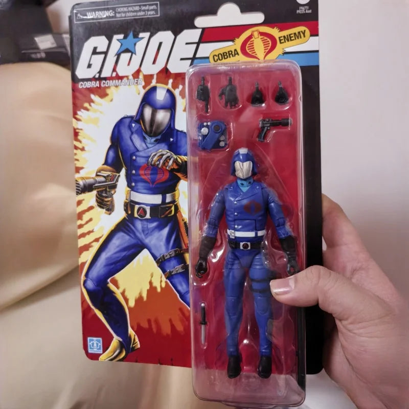 Hot Original G.I. Joe Gi Joe Classified Series Retro Cardback 6" Cobra Commander Action Figure Model Toy Hobby Gift