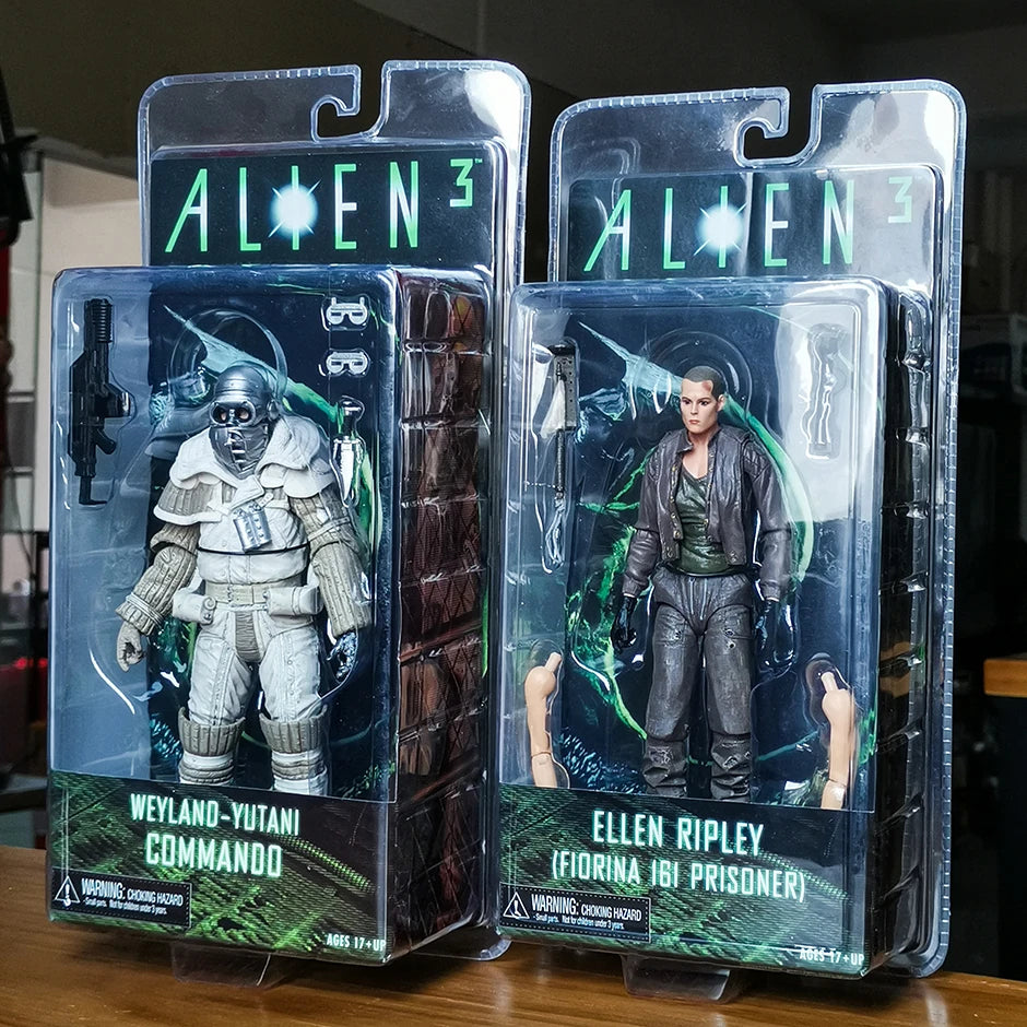 NECA Aliens Warrior Grid Xenomorph Alien Ellen Ripley Cameron Bishop 7" Action Figure Toy