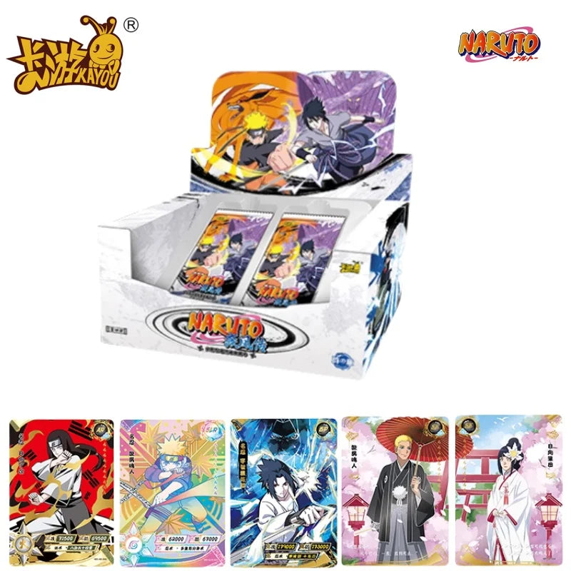 KAYOU NARUTO Card ArrayChapter of Card Array Series Flash Card Box Ninja Times N Edition Collection Card Toy Gift