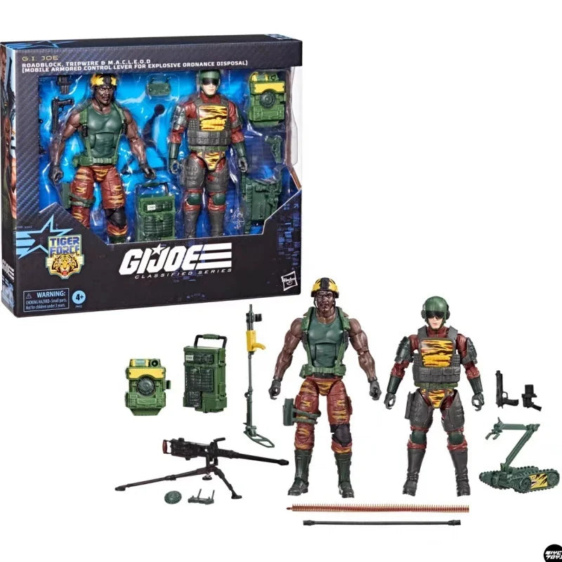 New Original Genuine Version G.I. Joe Gi Joe Classified Series 6" 126 Tiger Force Roadblock Tripwire Macleod Action Figure Model