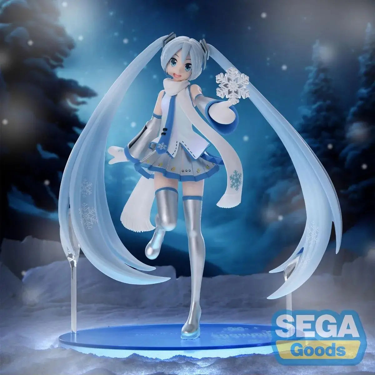 Judai Original SEGA VOCALOID Hatsune Miku SNOW MIKU Sky Town PVC Action Figure Model Collection Doll Toys