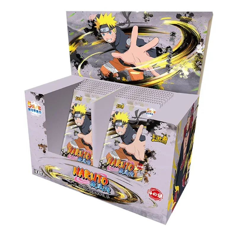 KAYOU Naruto Cards Vortex Collectible Card Games Anime Party Playing Toys Kids Album Collection Children Gift Hobby Boxes Paper