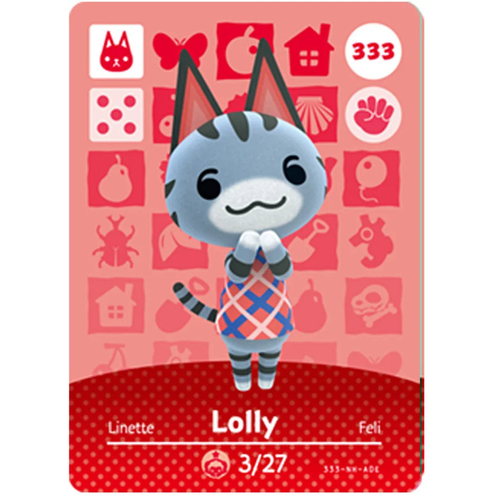 Hot Sanrio Game Animals Crossing New Horizons Amiibo Card Ankha Marshal Maple NS Switch 3DS Game NFC Cards Series 1 2 3 4 5