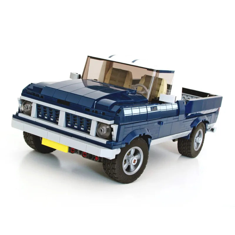 NEW MOC-10265 Mustangs Shelby GT500 Building Block Car Bricks F150 Raptor Classic Pickup Assembled Model DIY Toys Birthday Gifts