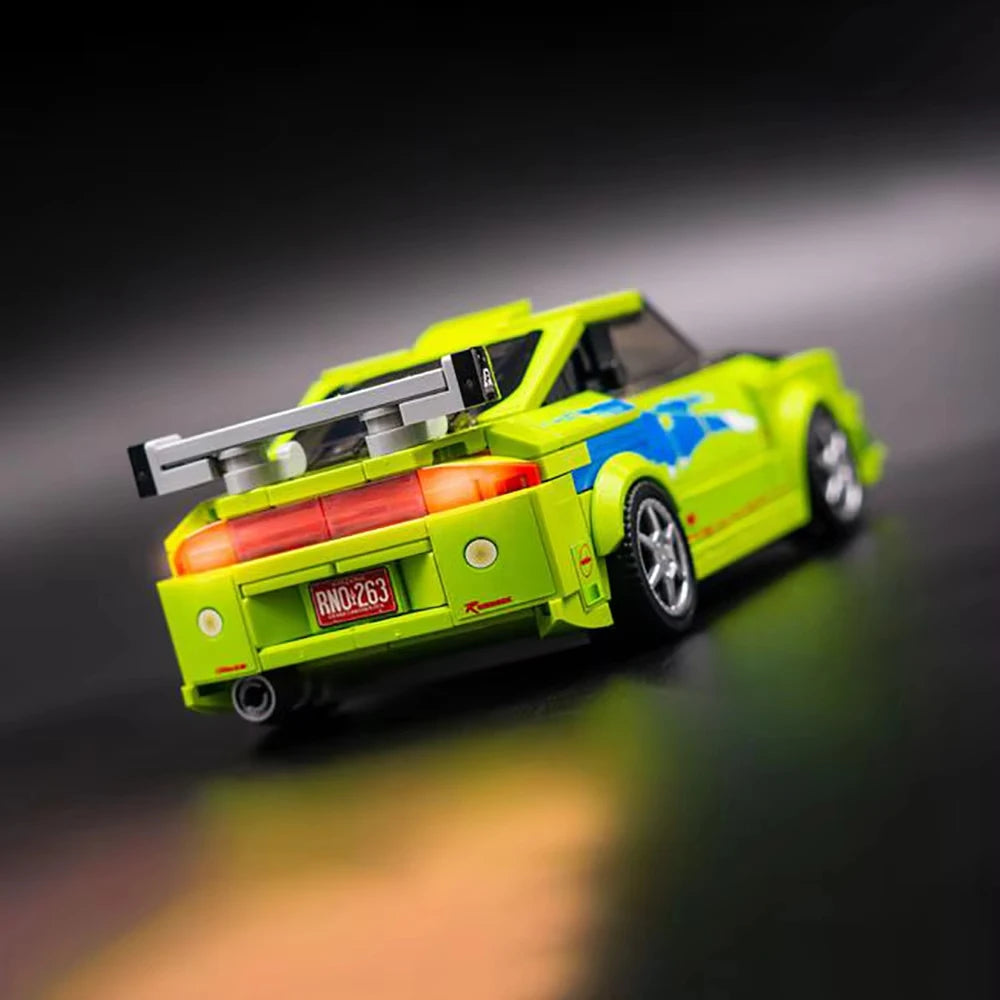 MOC Speed Champions Intermediate Sports Car Model Building Blocks Technology Creative Assembly Children's Toy Christmas Gift