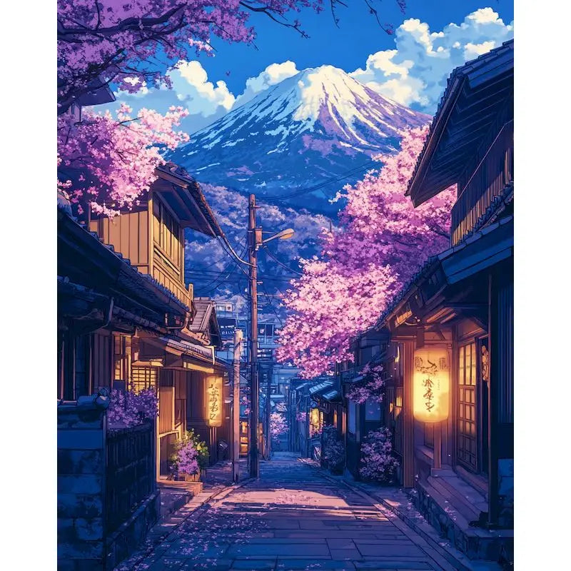 GATYZTORY Diy Paint By Numbers For Adults Kits Acrylic Paint Night Landscape On Canvas Numbers Painting For Home Decors