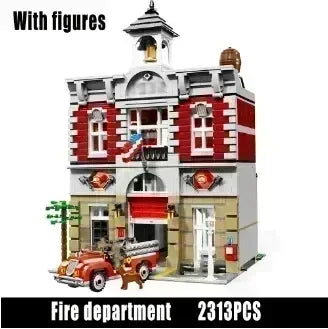 Creatoring Expert Pet Book Shop Town Hall Downtown Diner Model Moc Modular Building Blocks Brick Bank Cafe Corner Toys Parisian