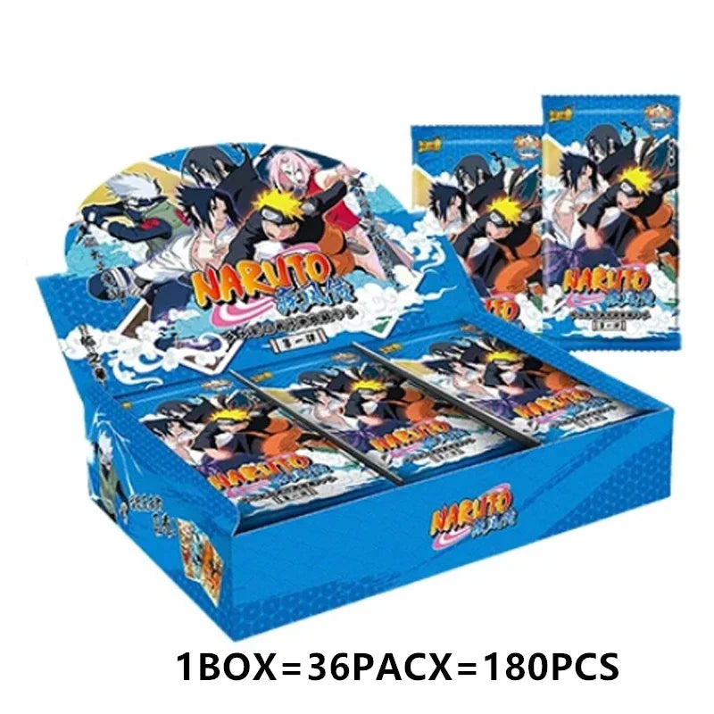 KAYOU Naruto Cards Vortex Collectible Card Games Anime Party Playing Toys Kids Album Collection Children Gift Hobby Boxes Paper