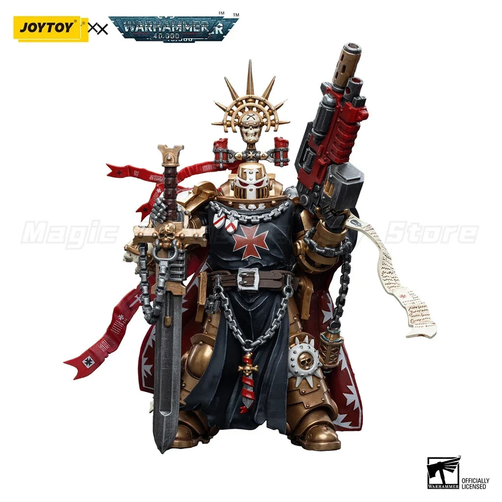【In Stock】JOYTOY Warhammer 40K 1/18 Action Figure Black Templars High Marshal Helbrecht Model Figure Toy Gift Collection