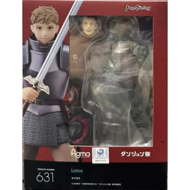In Stock  Original Figma 631 Delicious in Dungeon Laios  Anime Action Collection Figures Model Toys