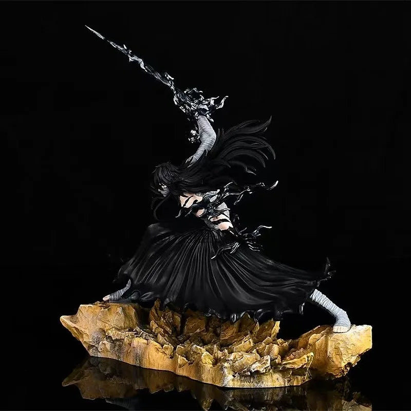24cm Bleach Kurosaki Ichigo Action Figure Saigo No Getsuga Tenshou Model Toys Collection Doll Shinigami Mugetsu Ichigo Statue