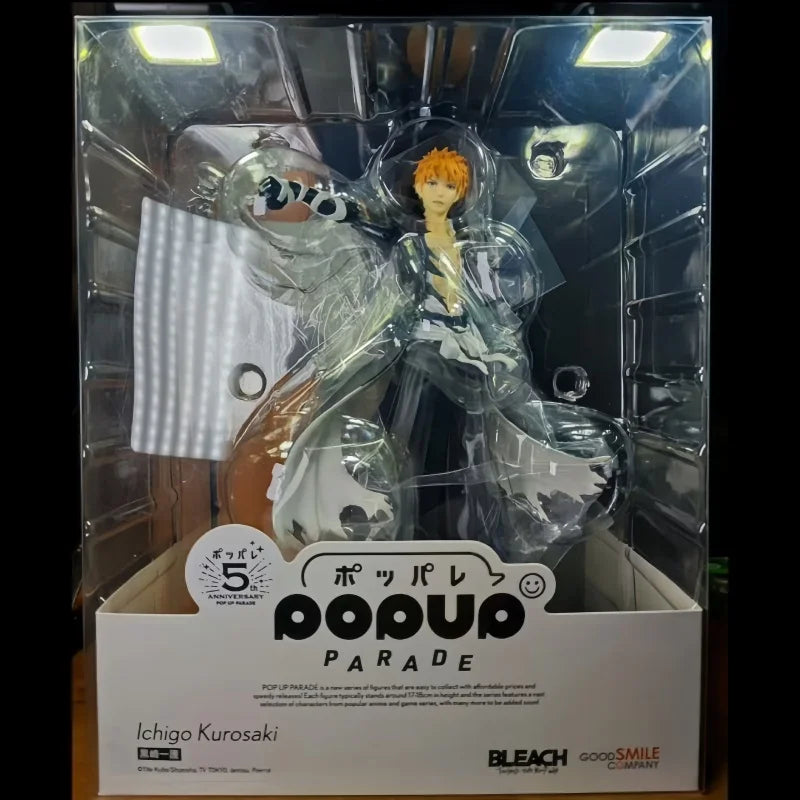 Good Smile Original Pop Up Parade Bleach Kurosaki Ichigo Ishida Uryuu Anime Action Figures Toys For Kids Gift Collectible Model