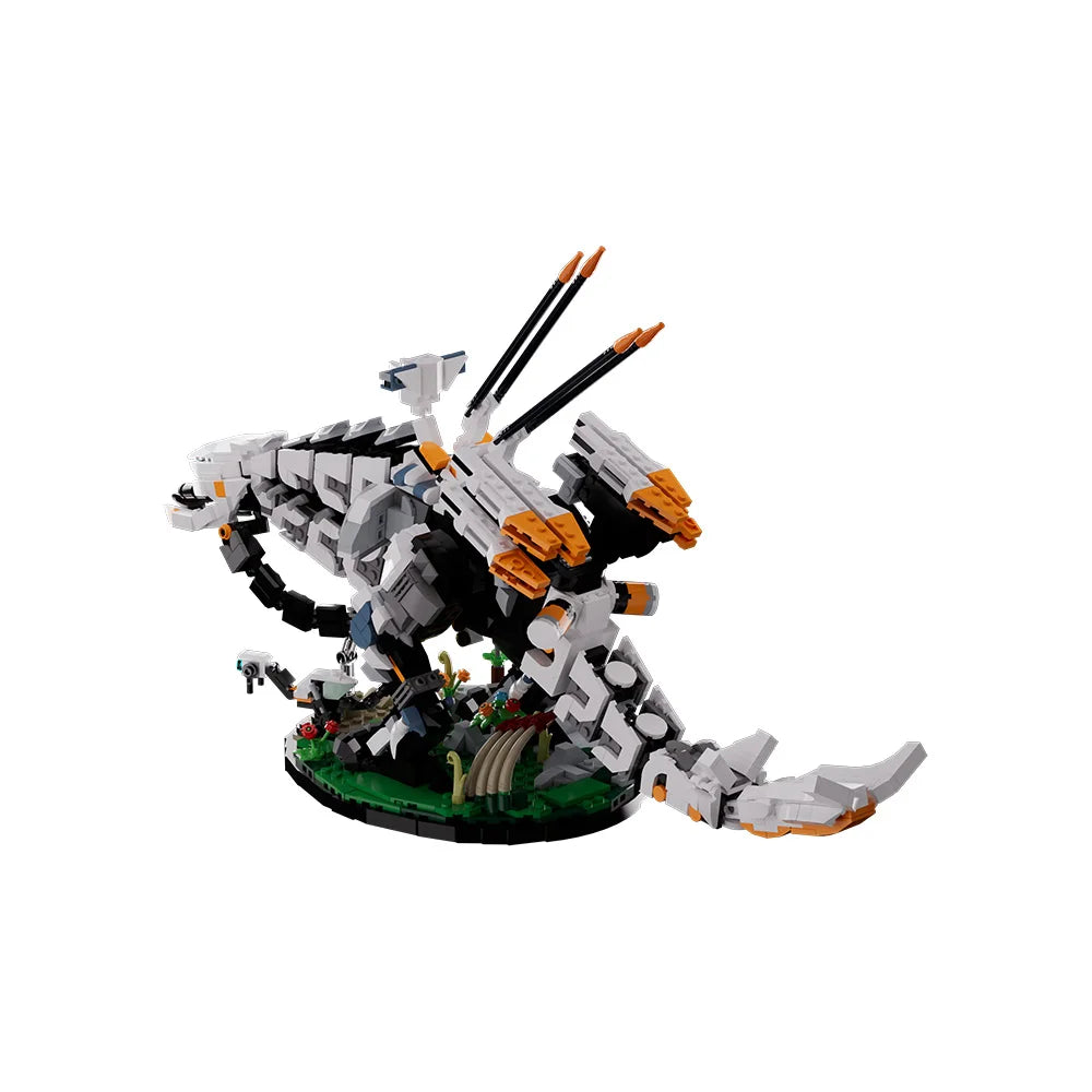 Gobricks Moc Horizons Zero Dawned Thunderjaw Bricks Model Forbidden West Monster Building Blocks Game Bricks Model Toys Sets