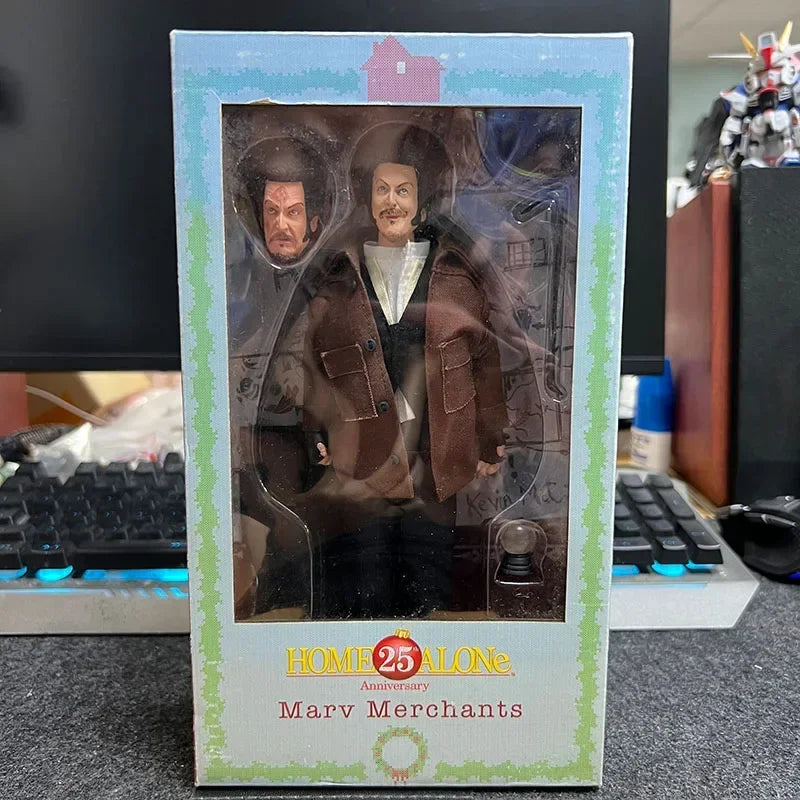 Genuine First Edition Neca Movie Home Alone Kevin Harry Malfoy Action Figure Collection Model Toys