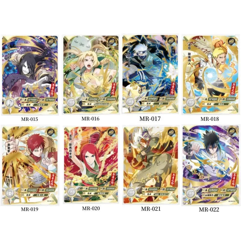 Genuine Naruto Kayou Cards T2w3 Chapter of Soldiers MR Full Series Naruto Uzumaki Kimimaro Uchiha Sasuke Tsunade Collection Card