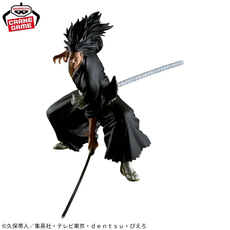 In Stock BANDAI Banpresto Vibration Stars BLEACH Zaraki Kenpachi 13cm Doll Collectible Anime Figure Model Toy Gift