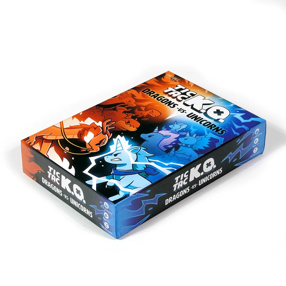 English version of Dragons vs Nuicorns Unicorn Dragon Board Games Dueling Leisure Gathering Game Cards