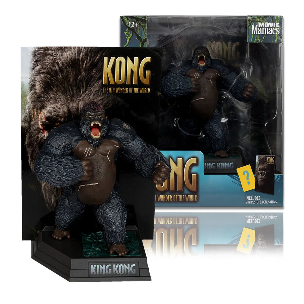 McFarlane Toys King Kong (Movie Maniacs: KONG The 8th Wonder of the World) 6" Posed Figure
