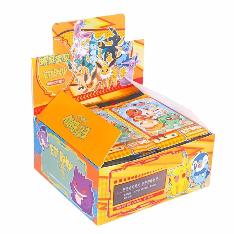 Hot 30 Bag Pokemon Anime Game Elf Card Luxury Pet Card Collection Exchange Box Cards Toys Children Hobbies Kid Toy Holiday Gift