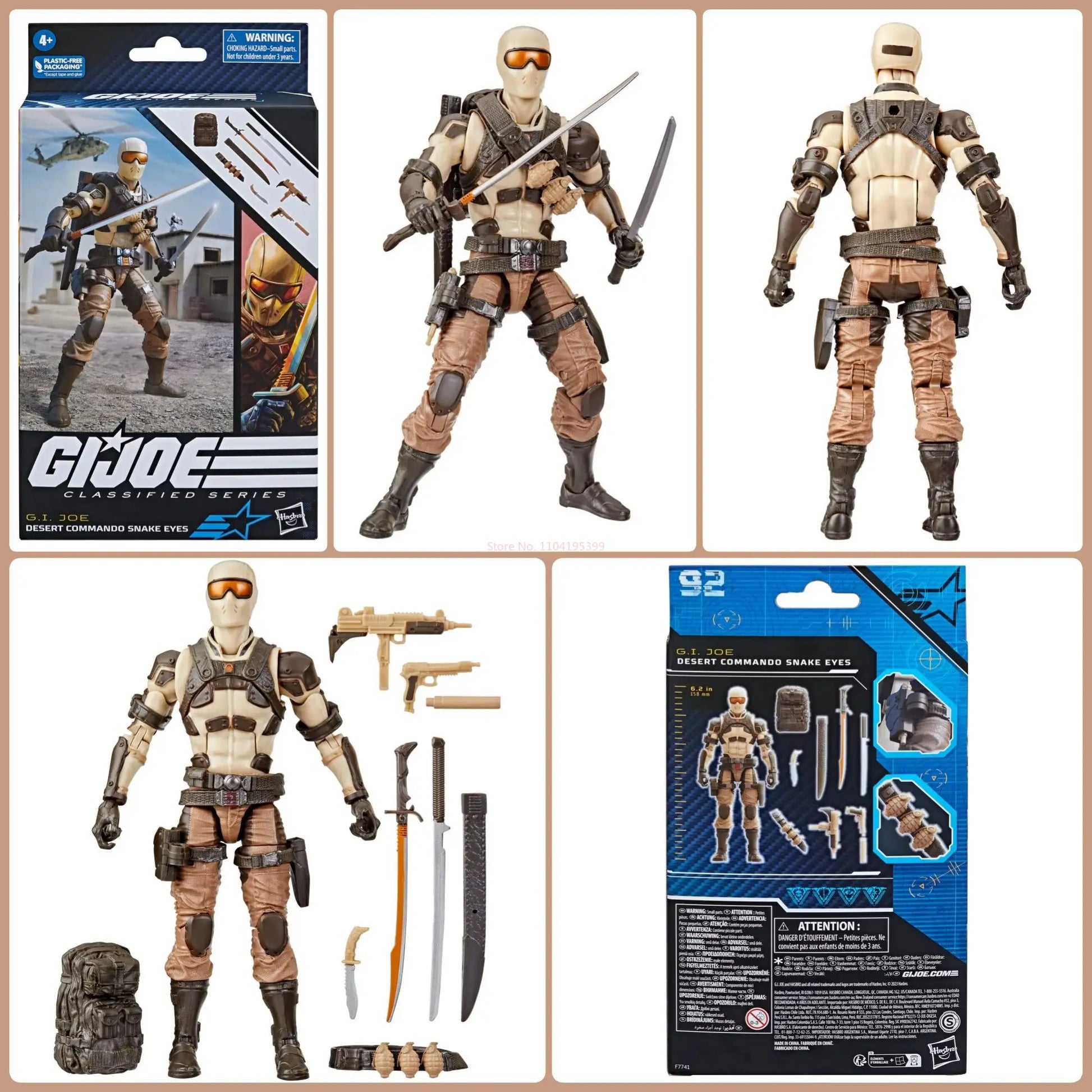G.I.Joe Classified Series 6-Inch Action Figure Snow Serpent /Range-Viper /Cobra Eel Crimson Viper Etc Collection Jmodel Toys