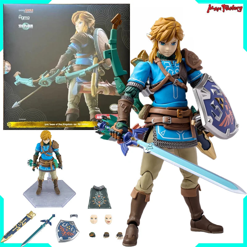 MAX Genuine Original FIGMA TEARS OF THE KINGDOM Action Figure Toys For Boys Girls Kids Gift Collectible Model Ornaments