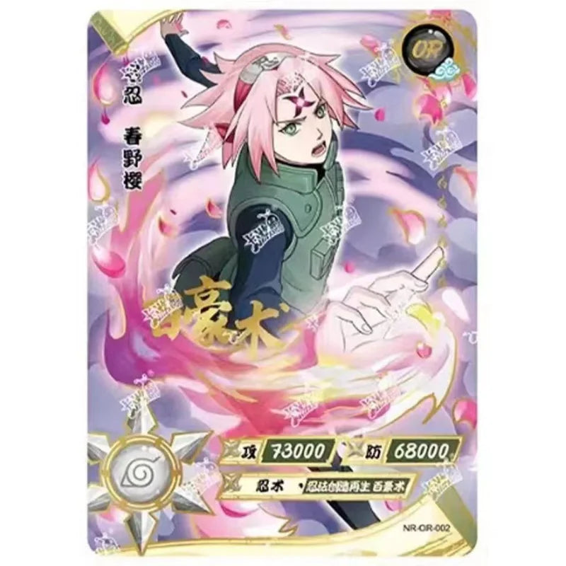 KAYOU Genuine Anime Naruto 1-27OR Cards Uchiha Sasuke Haruno Sakura Uzumaki Naruto Orochimaru Collection Card Children's Gift